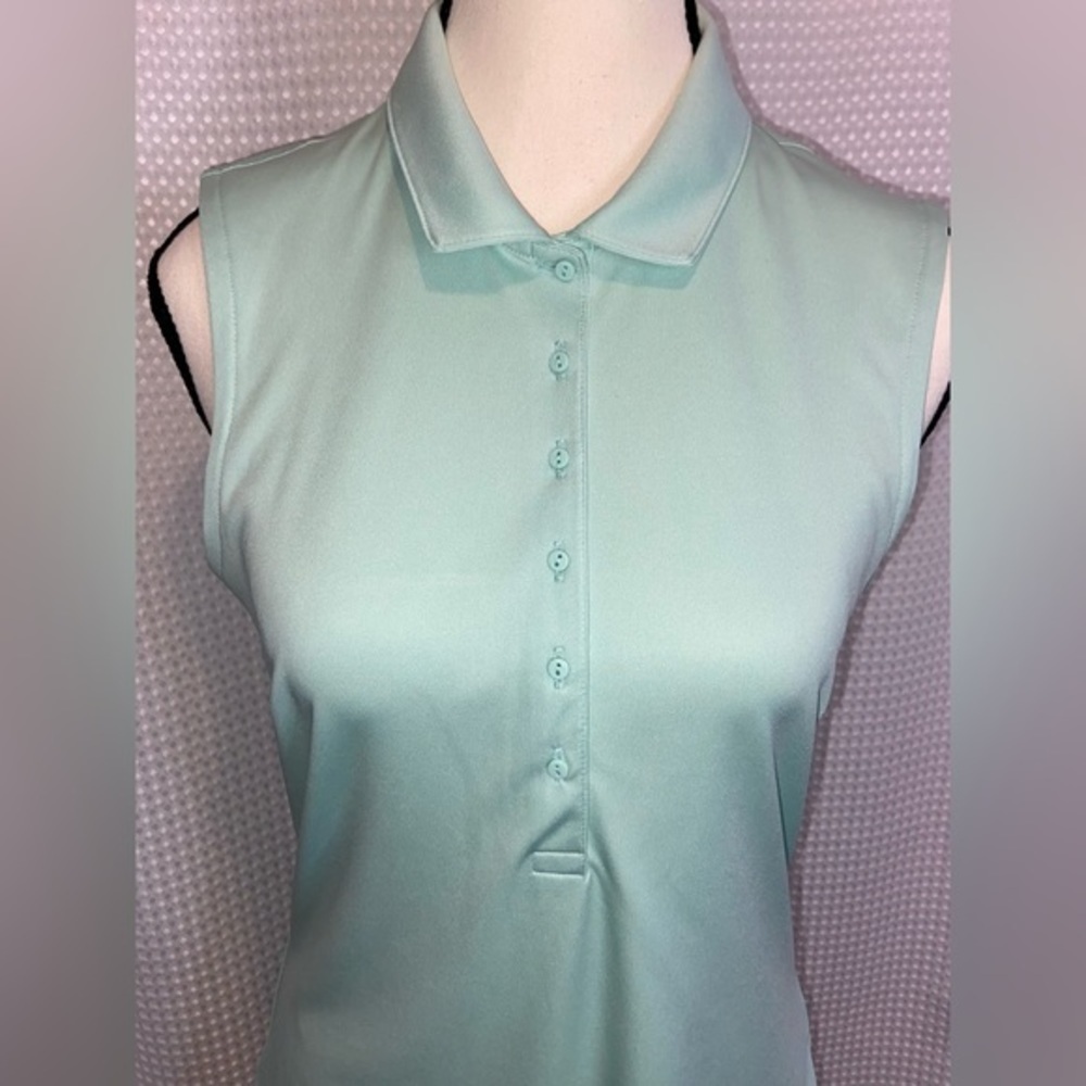 PUMA sports sleeveless golf polo size small - Mint - Picture 5 of 13